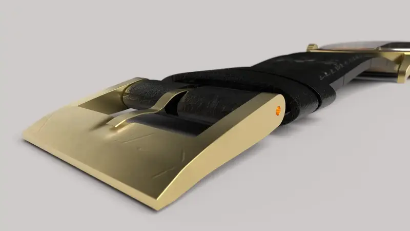 Version sale de la montre en 3D