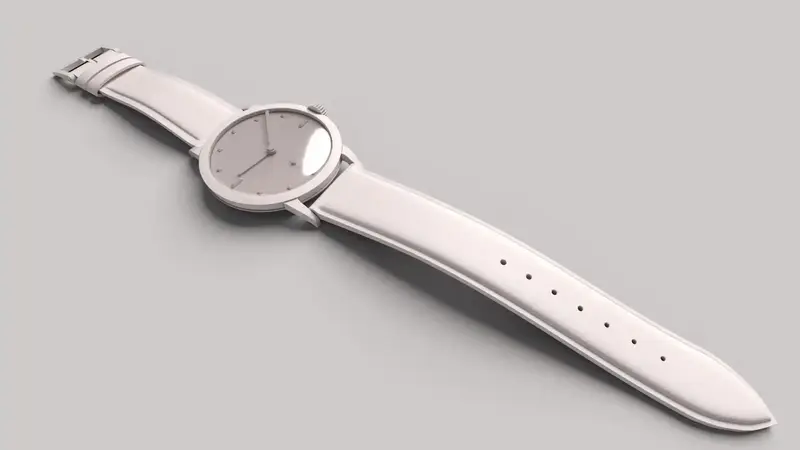Version en occlusion de la montre en 3D